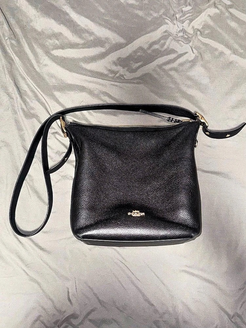 Coach Black Leather Crossbody Bag